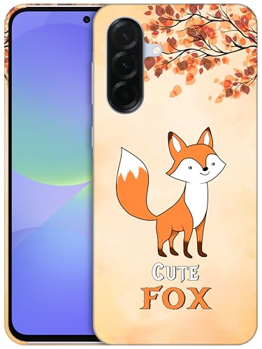 GlamCase Schutzhülle für Samsung Galaxy A36 5G, Galaxy A36 – süßes Fuchs-Design, bedruckt, schlank und elegant, niedlich, Kunststoff, Hartschale, zum Aufstecken, Designer-Schutzhülle für Samsung A36 GlamCase Schutzhülle für Samsung Galaxy A36 5G, Galaxy A36 – süßes Fuchs-Design, bedruckt, schlank und elegant, niedlich, Kunststoff, Hartschale, zum Aufstecken, Designer-Schutzhülle für Samsung A36 von GlamCase