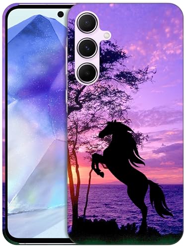 GlamCase Schutzhülle für Samsung Galaxy A55 5G, Samsung Galaxy A55, Motiv: Pferde, bedruckt, schlank und elegant, niedlich, Kunststoff, Hartschale, zum Aufstecken, für Samsung A55 5G, Weiß GlamCase Schutzhülle für Samsung Galaxy A55 5G, Samsung Galaxy A55, Motiv: Pferde, bedruckt, schlank und elegant, niedlich, Kunststoff, Hartschale, zum Aufstecken, für Samsung A55 5G, Weiß von GlamCase