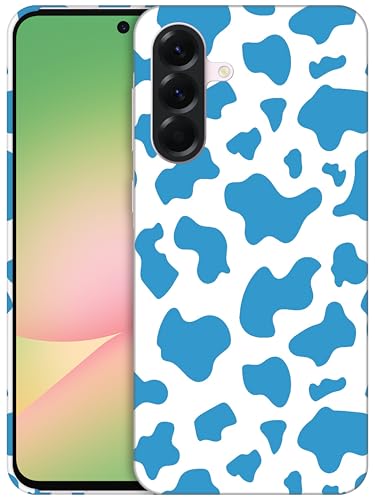 GlamCase Schutzhülle für Samsung Galaxy A56 5G, Galaxy A56, Kuhhaut, Babyblau, bedruckt, schlank und elegant, niedlich, Kunststoff, Hartschale, zum Aufstecken, Designer-Schutzhülle für Samsung A56 GlamCase Schutzhülle für Samsung Galaxy A56 5G, Galaxy A56, Kuhhaut, Babyblau, bedruckt, schlank und elegant, niedlich, Kunststoff, Hartschale, zum Aufstecken, Designer-Schutzhülle für Samsung A56 von GlamCase