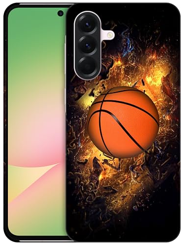 GlamCase Schutzhülle für Samsung Galaxy A56 5G, Galaxy A56 – Basketball auf Feuer-Design, bedruckt, schlank und elegant, niedlich, Kunststoff, Hartschale, zum Aufstecken, Designer-Schutzhülle für GlamCase Schutzhülle für Samsung Galaxy A56 5G, Galaxy A56 – Basketball auf Feuer-Design, bedruckt, schlank und elegant, niedlich, Kunststoff, Hartschale, zum Aufstecken, Designer-Schutzhülle für von GlamCase