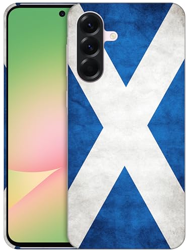 GlamCase Schutzhülle für Samsung Galaxy A56 5G, Galaxy A56 – Schottland-Flagge, bedruckt, schlank und elegant, niedlich, Kunststoff, Hartschale, zum Aufstecken, Designer-Schutzhülle für Samsung A56 GlamCase Schutzhülle für Samsung Galaxy A56 5G, Galaxy A56 – Schottland-Flagge, bedruckt, schlank und elegant, niedlich, Kunststoff, Hartschale, zum Aufstecken, Designer-Schutzhülle für Samsung A56 von GlamCase