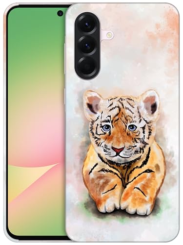GlamCase Schutzhülle für Samsung Galaxy A56 5G, Galaxy A56 – süßes Baby-Tiger-Design, bedruckt, schlank und elegant, niedlich, Kunststoff, Hartschale, zum Aufstecken, Designer-Schutzhülle für Samsung GlamCase Schutzhülle für Samsung Galaxy A56 5G, Galaxy A56 – süßes Baby-Tiger-Design, bedruckt, schlank und elegant, niedlich, Kunststoff, Hartschale, zum Aufstecken, Designer-Schutzhülle für Samsung von GlamCase