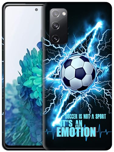 GlamCase Schutzhülle für Samsung Galaxy S20 FE 5G / 4G / 5G 2022 – Fußball (Fußball), bedruckt, schlanke Passform, niedlich, Kunststoff, Hartschale, Designer-Schutzhülle für S20 FE 5G / 4G / 5G 2022 von GlamCase