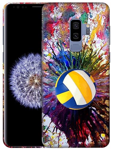 GlamCase Schutzhülle für Samsung Galaxy S9 Plus, Galaxy S9 Plus, Vintage-Stil, Volleyball-Druck, schlank und elegant, niedlich, Kunststoff, Hartschale, zum Aufstecken, Designer-Schutzhülle für Samsung GlamCase Schutzhülle für Samsung Galaxy S9 Plus, Galaxy S9 Plus, Vintage-Stil, Volleyball-Druck, schlank und elegant, niedlich, Kunststoff, Hartschale, zum Aufstecken, Designer-Schutzhülle für Samsung von GlamCase