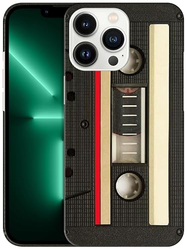 GlamCase Schutzhülle für iPhone 13 Pro, iPhone 13 Pro – Vintage-Kassetten-Design, bedruckt, schmale Passform, niedliches Kunststoff, Hartschale, zum Aufstecken, Designer-Schutzhülle für iPhone 13 Pro, GlamCase Schutzhülle für iPhone 13 Pro, iPhone 13 Pro – Vintage-Kassetten-Design, bedruckt, schmale Passform, niedliches Kunststoff, Hartschale, zum Aufstecken, Designer-Schutzhülle für iPhone 13 Pro, von GlamCase