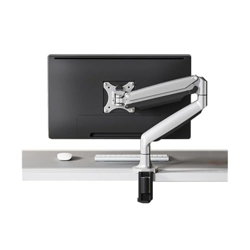 Monitorhalterung Schreibtisch, Aluminium-Monitorarmständer, Einzelmonitor-Tischhalterung for 13-32-Zoll-Bildschirme, Verstellbarer Gasfeder-Monitorarm mit Neigung, Schwenkung, Drehung, VESA 75/100 mm Monitorhalterung Schreibtisch, Aluminium-Monitorarmständer, Einzelmonitor-Tischhalterung for 13-32-Zoll-Bildschirme, Verstellbarer Gasfeder-Monitorarm mit Neigung, Schwenkung, Drehung, VESA 75/100 mm von Glamour Haven