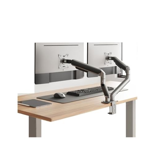 Monitorhalterung Schreibtisch, Dual-Monitorständer for 17-32-Zoll-Bildschirme, Dual-Monitorhalterung mit VESA 75/100 mm, höhenverstellbare Monitor-Tischhalterung, jeder Arm hält bis zu 19,8 Pfund, St Monitorhalterung Schreibtisch, Dual-Monitorständer for 17-32-Zoll-Bildschirme, Dual-Monitorhalterung mit VESA 75/100 mm, höhenverstellbare Monitor-Tischhalterung, jeder Arm hält bis zu 19,8 Pfund, St von Glamour Haven