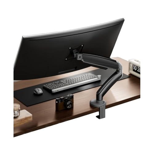 Monitorhalterung Schreibtisch, Einzelmonitor-Tischhalterung, Verstellbarer Monitorarm mit mechanischer Feder, passend for Bildschirme mit maximal 32 Zoll und einem Gewicht von 4,4 bis 19,8 Pfund, mit Monitorhalterung Schreibtisch, Einzelmonitor-Tischhalterung, Verstellbarer Monitorarm mit mechanischer Feder, passend for Bildschirme mit maximal 32 Zoll und einem Gewicht von 4,4 bis 19,8 Pfund, mit von Glamour Haven