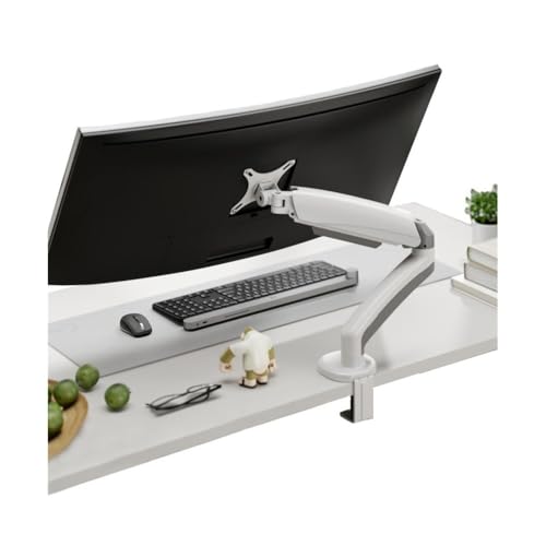 Monitorhalterung Schreibtisch, Einzelmonitor-Tischhalterung, Verstellbarer Monitorarm mit mechanischer Feder, passend for Bildschirme mit maximal 32 Zoll und einem Gewicht von 4,4 bis 19,8 Pfund, mit Monitorhalterung Schreibtisch, Einzelmonitor-Tischhalterung, Verstellbarer Monitorarm mit mechanischer Feder, passend for Bildschirme mit maximal 32 Zoll und einem Gewicht von 4,4 bis 19,8 Pfund, mit von Glamour Haven