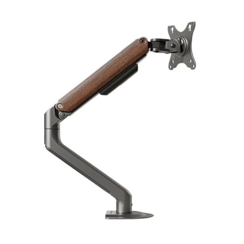 Monitorhalterung Schreibtisch, Einzelmonitorhalterung – Einzelmonitorarm-Tischhalterung mit Holzmaserung, 17–32 Zoll, voll Verstellbarer Monitorarm mit VESA 75/100 mm, hält bis zu 19,8 Pfund, Stabil Monitorhalterung Schreibtisch, Einzelmonitorhalterung – Einzelmonitorarm-Tischhalterung mit Holzmaserung, 17–32 Zoll, voll Verstellbarer Monitorarm mit VESA 75/100 mm, hält bis zu 19,8 Pfund, Stabil von Glamour Haven