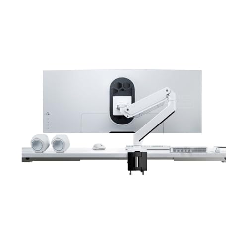 Monitorhalterung Schreibtisch, Robuste Einzelmonitorhalterung mit 3.0 USB-Anschlüssen, Aluminium-Tischhalterung mit pneumatischer Feder, passend for Ultrawide-Monitore bis zu 49 Zoll und 39,6 lbs, St Monitorhalterung Schreibtisch, Robuste Einzelmonitorhalterung mit 3.0 USB-Anschlüssen, Aluminium-Tischhalterung mit pneumatischer Feder, passend for Ultrawide-Monitore bis zu 49 Zoll und 39,6 lbs, St von Glamour Haven