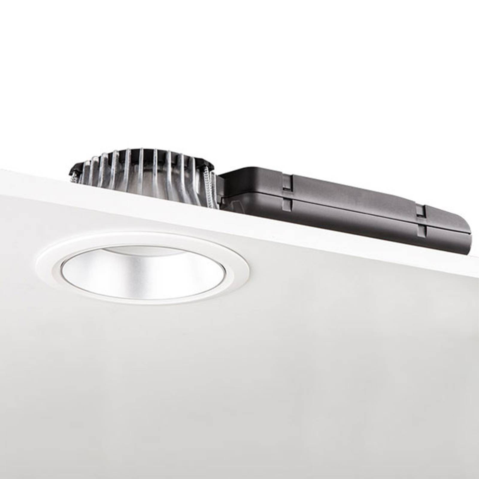 LED-Downlight D70-RF155 HF 3.000K weiß/silber matt von Glamox