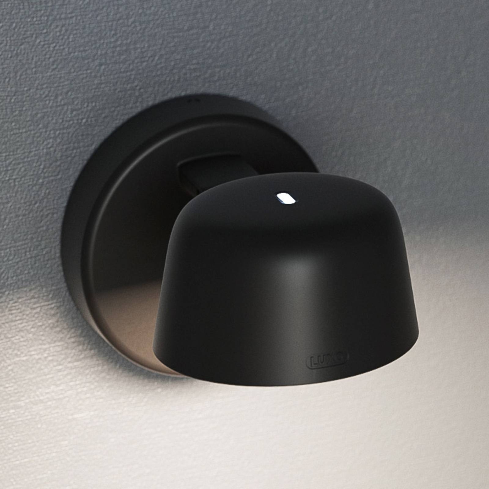 LED-Wandleuchte Motus Wall, dim to warm, schwarz von Glamox