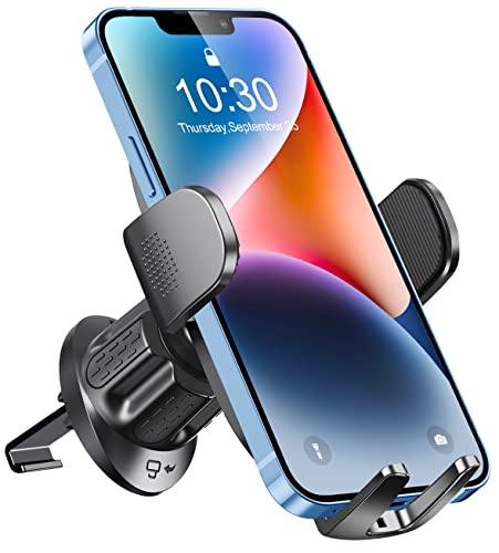 Glangeh Handyhalterung Auto Lüftung [2024 Upgraded Hook], 360° Drehbar Universal Handy Halterung Auto, KFZ Auto Handyhalterung Kompatibel mit iPhone 15/14 Pro Max/13 Pro Samsung Galaxy S24 Ultra usw von Glangeh