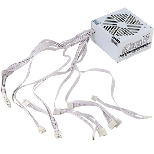 12V 20+4Pin Netzteil 650W Computer Gaming Netzteil Mit 120mm Lüfter Videospiel Computer Chassis Netzteil 20+4Pin Netzteil von Glanhbnol