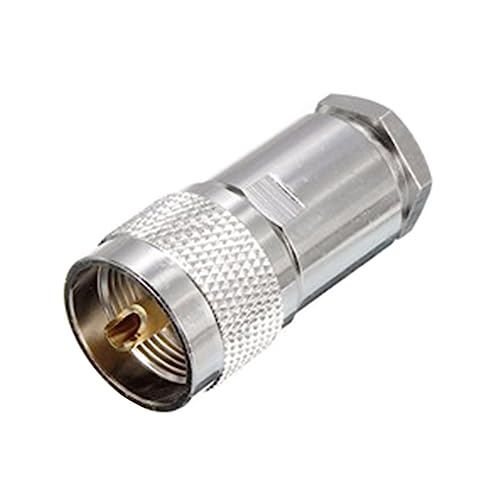 Glanhbnol 1PC UHF SL16 Stecker Klemme LMR400 RG8 RF Koaxial Stecker Draht LMR400 Stecker von Glanhbnol