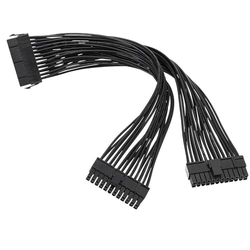 Glanhbnol 24-Pin Stromverlängerungskabel Splitterkabel Zur Stromversorgung Mehrerer Mainboards Desktop PC Splitterkabel von Glanhbnol