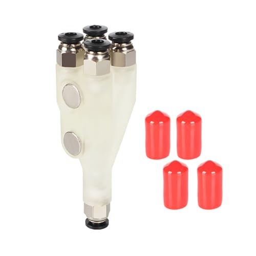 Glanhbnol 3D Drucker Zubehör 4-in-1-Filament Zufuhr Anschluss Filament Zufuhr Verbindung Transparent Für X1C 3D Drucker von Glanhbnol
