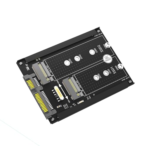Glanhbnol MSATA M.2 NGFF SSD Auf 2 5-Zoll Adapter Mit Aluminiumrahmenhalterung. Konvertieren Sie MSATA M.2 SSD In Einen 2 5-Zoll MSATA Adapter von Glanhbnol