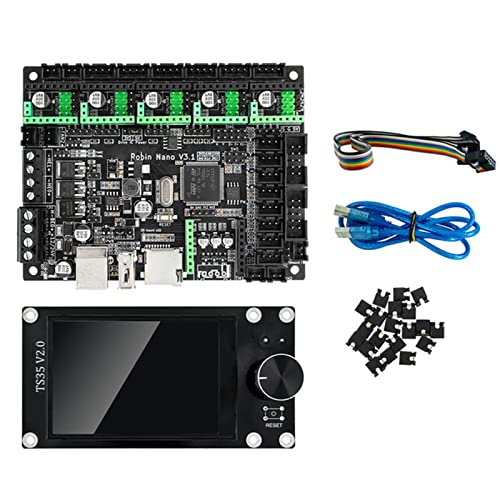 Glanhbnol Robin Für 32Bit 168Mhz F407 Steuerplatine 3D Drucker Teile TFT Bildschirm USB Druckkabel 3D Drucker Motherboard Kit von Glanhbnol