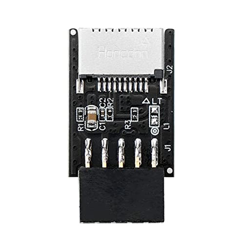 Glanhbnol USB Front Panel Adapter Typ E Buchse Auf USB 2 0 9 PIN Buchse Adapter Header Für Computer Motherboard 9 Pin USB Header Verlängerung von Glanhbnol