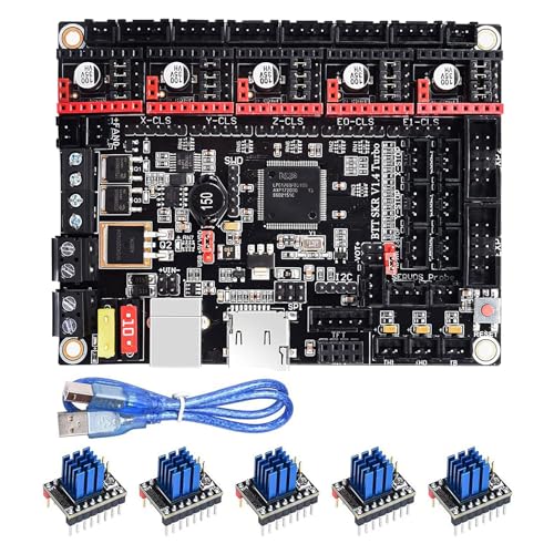 SKR V1.4 Turbo Steuerplatine 32 Bit Für TFT35 E3V3.0.1/TFT70 Touch 3D Drucker Unterstützt TMC2209 Schritttreiber 3D Drucker Mainboard SKR V1.4 32 Bit 120 MHz Unterstützter LPC1769-Hauptchip Der von Glanhbnol