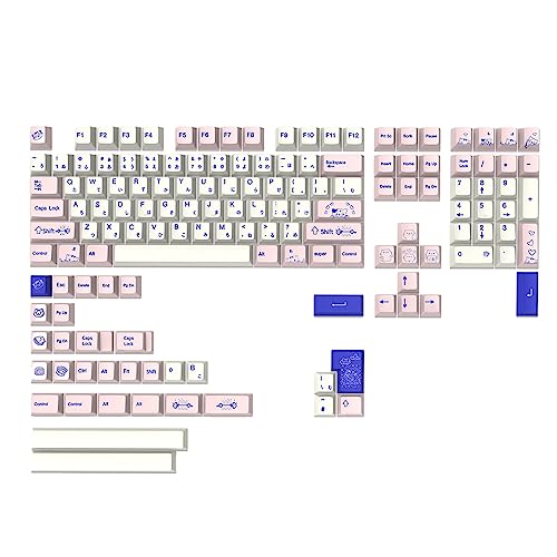 Tastenkappen Set Pussycat Thema CherryProfile Personalisiertes Tastenkappen Set Für Mechanische Tastatur Mit 145 Tasten Ölbeständiges Dickes Pbt. Tastenkappen Set Mit 145 Tasten Pussycat Thema Set von Glanhbnol