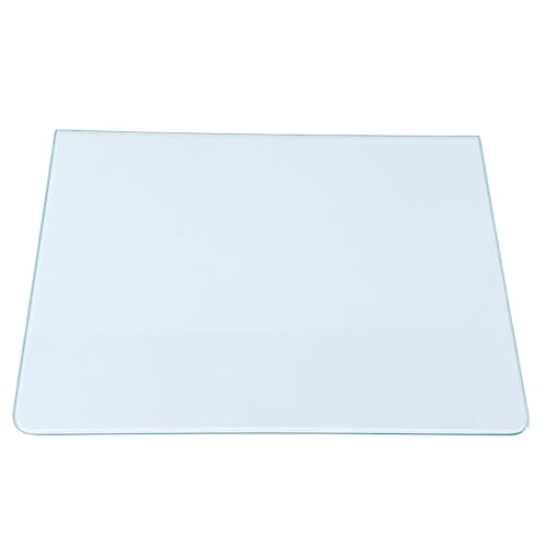 Glas Revolution Kühlschrank Einlegeboden | Glasplatte | ALLE MAßE LIEFERBAR - Klarglas 4 mm - (89,96 EUR/qm) 2 abgerundete Ecken - 50.5 cm x 35.0 cm von Glas Revolution