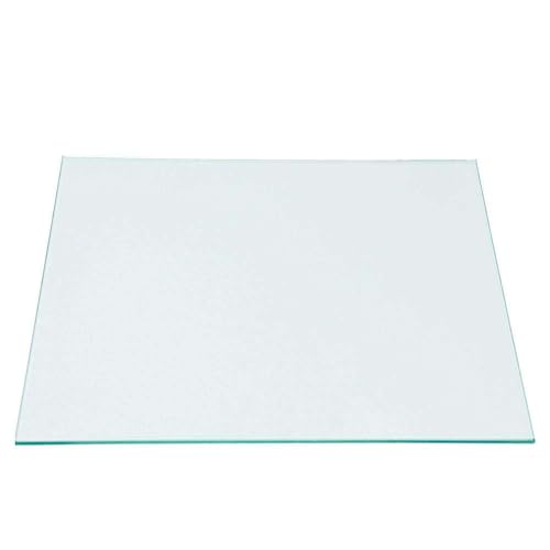 Glas Revolution Kühlschrank Einlegeboden Glasplatte ALLE MAßE LIEFERBAR - Klarglas 4 mm - (89,96 EUR/qm) eckige Ecken - 33.0 cm x 31.0 cm von Glas Revolution