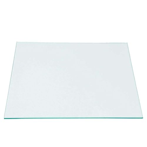 Kühlschrank Einlegeboden | Glasplatte | ALLE MAßE LIEFERBAR - Klarglas 4 mm - (89.96 EUR/qm) eckige Ecken - 470 mm x 300 mm von Glas Revolution
