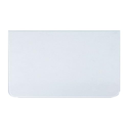 Kühlschrank Einlegeboden | Glasplatte | ALLE MAßE LIEFERBAR - Ornamentglas 504 - (116,62 EUR/qm) 2 runde Ecken - 465 mm x 235 mm von Glas Revolution