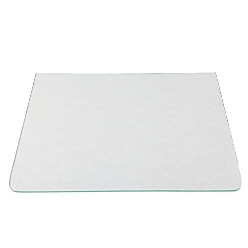 Kühlschrank Einlegeboden | Glasplatte | ALLE MAßE LIEFERBAR - Strukturglas 4 mm - 2 runde Ecken - 478 mm x 295 mm - 89,96 EUR/qm von Glas Revolution