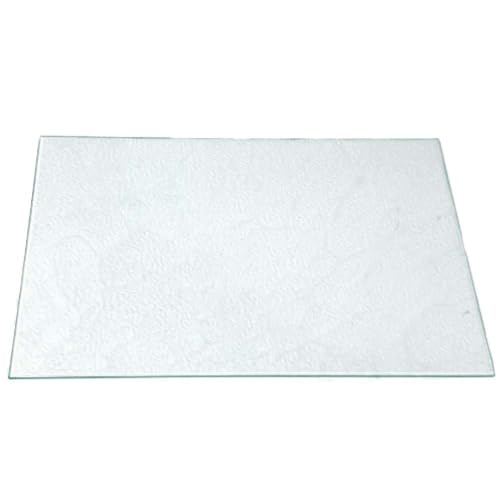 Kühlschrank Einlegeboden | Glasplatte | ALLE MAßE LIEFERBAR - Strukturglas 4 mm - eckige Ecken - 480 mm x 390 mm - 89,96 EUR/qm von Glas Revolution