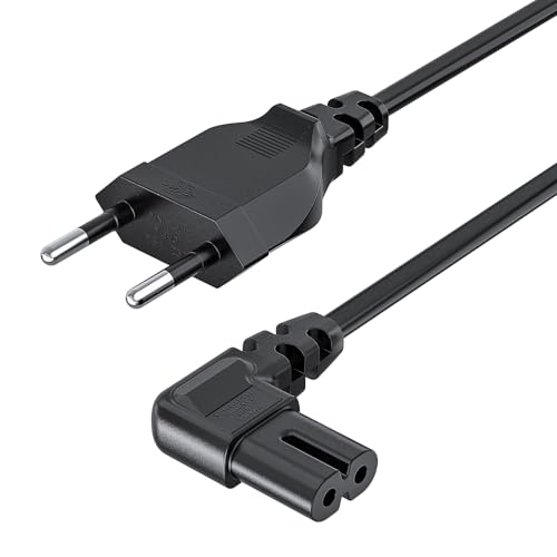 GlasFlength 3m Câble d'alimentation, Cable Alimentation 2 Broches Euro Fiche vers EU Plug C7 Figure 8 Cordon Alimentation Pour Samsung Philips LG Sony TV PS4 PS5 Xbox PC Monitor DVD Imprimante - Noir GlasFlength 3m Câble d'alimentation, Cable Alimentation 2 Broches Euro Fiche vers EU Plug C7 Figure 8 Cordon Alimentation Pour Samsung Philips LG Sony TV PS4 PS5 Xbox PC Monitor DVD Imprimante - Noir von GlasFlength