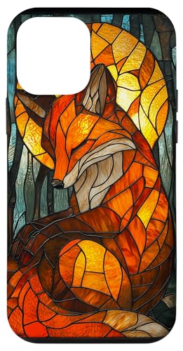 Buntglas Fuchs Wildlife Tierkunst Hülle für iPhone 12 mini von Glass Animal Art.