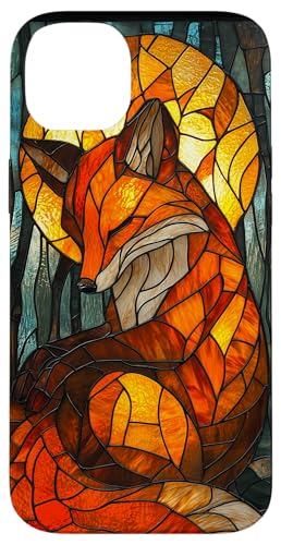 Buntglas Fuchs Wildlife Tierkunst Hülle für iPhone 14 Plus Buntglas Fuchs Wildlife Tierkunst Hülle für iPhone 14 Plus von Glass Animal Art.