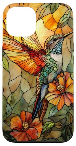 Buntglas Kolibri Wildtiere Tierkunst Hülle für iPhone 13 Buntglas Kolibri Wildtiere Tierkunst Hülle für iPhone 13 von Glass Animal Art.