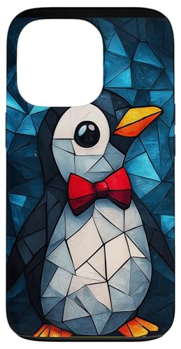 Buntglas-Pinguin-Wildtier-Kunst Hülle für iPhone 13 Pro Buntglas-Pinguin-Wildtier-Kunst Hülle für iPhone 13 Pro von Glass Animal Art.
