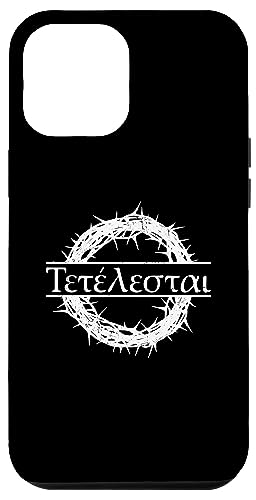 Hülle für iPhone 15 Plus Tetelestai Griechisches Bibelzitat Es ist vollbracht Jesus von Glaube an Jesus Bibel Gott Christliche Zitate