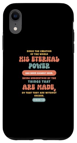 Hülle für iPhone XR Götter Schöpfung Christentum Jesus Christus Glaube von Glaube an Jesus Bibel Gott Christliche Zitate