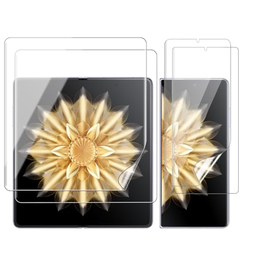 Glcrrpu 2+2 Stück Hydrogel Displayschutzfolie Film für Honor Magic V2[7,92inch],Schutzfolie Flexible Hydrogel Folie Weich Transparente TPU,HD von Glcrrpu