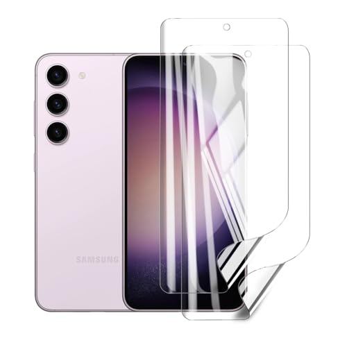Glcrrpu 2 Stück Schutzfolie Film für Samsung Galaxy S23 Plus/+ 5G[6.6"],Hydrogel Displayschutzfolie Folie Flexible Weich Transparente TPU,HD von Glcrrpu