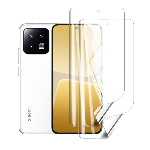 Glcrrpu 2 Stück Hydrogel Displayschutzfolie Film für Xiaomi 13[6,36 inch],Schutzfolie Flexible Hydrogel Folie Weich Transparente TPU,HD von Glcrrpu