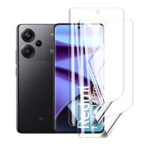 Glcrrpu 2 Stück Hydrogel Displayschutzfolie Film für Xiaomi Redmi Note 13 Pro+[6,67 inch],Schutzfolie Flexible Hydrogel Folie Weich Transparente TPU,HD von Glcrrpu