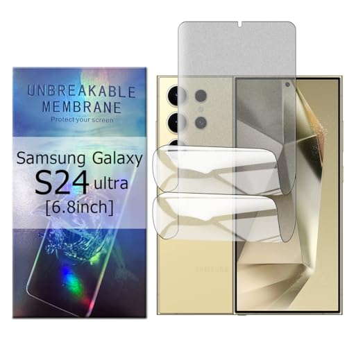 Glcrrpu 2 Stück Matt TPU Schutzfolie für Samsung Galaxy S24 ultra[6.8inch],Folie Hydrogel Entspiegelte Displayschutzfolie,Display Blendschutz,Anti-Fingerabdruck,Anti-Kratzer von Glcrrpu
