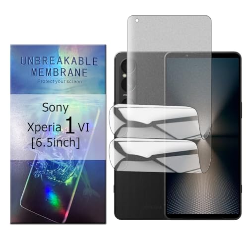 Glcrrpu 2 Stück Matt TPU Schutzfolie für Sony Xperia 1 VI[6.4inch],Folie Hydrogel Entspiegelte Displayschutzfolie,Display Blendschutz,Anti-Fingerabdruck,Anti-Kratzer von Glcrrpu
