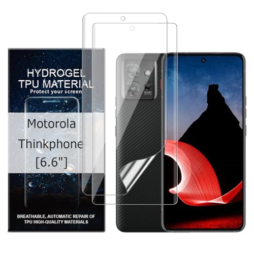 Glcrrpu 2 Stück Schutzfolie Film für Motorola ThinkPhone[6.6"],Hydrogel Displayschutzfolie Folie Flexible Weich Transparente TPU,HD von Glcrrpu