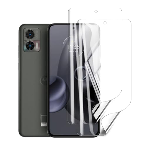 Glcrrpu 2 Stück Hydrogel Displayschutzfolie Film für Motorola Edge 30 Neo[6,28 inch],Schutzfolie Flexible Hydrogel Folie Weich Transparente TPU,HD von Glcrrpu