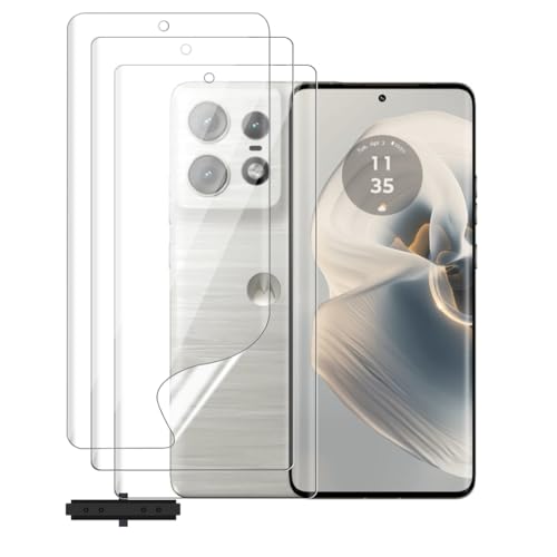 Glcrrpu Hydrogel-Displayschutzfolie für Motorola Edge 50 Pro/50 Fusion/50 Ultra, 17 cm (6,7 Zoll), Anti-Fingerabdruck, selbstreparierend, HD-Klarheit, ultradünn, einfach anzubringen, kompatibel mit von Glcrrpu