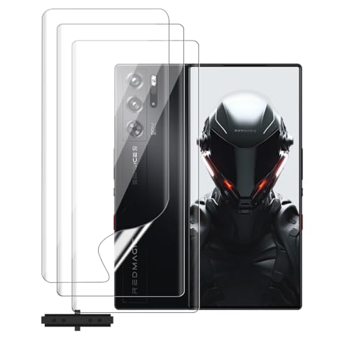 Glcrrpu Hydrogel-Displayschutzfolie für ZTE Nubia Redmagic 9 Pro, 17,3 cm (6,8 Zoll), Anti-Fingerabdruck, selbstreparierend, HD klar, ultradünn, einfache Montage, kompatibel mit Schutzhüllen von Glcrrpu